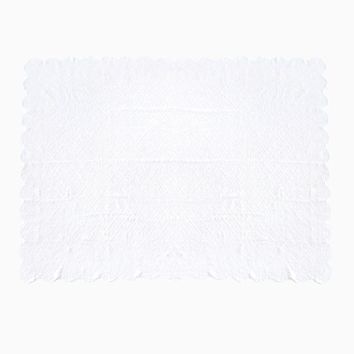 Скатерть Доляна Ажур, цвет белый 140×200 ± 5 см, 100%п/э