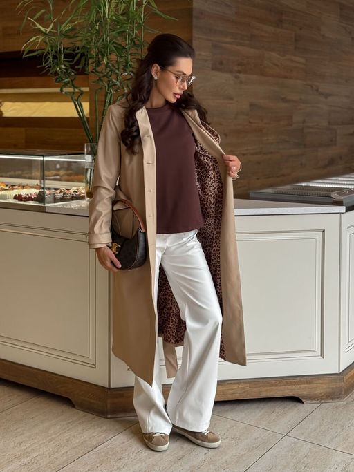 Брюки AURA 4179-170 молочный