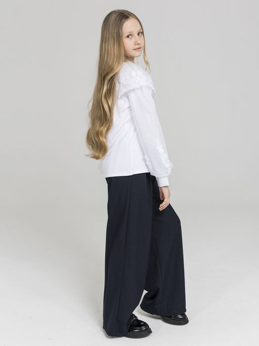 Блузка для девочек - Синий мир фото 3