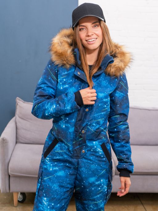 Женский зимний комбинезон. Цвет Фуксия. - Sportsolo фото 26