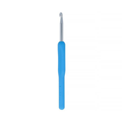 Для вязания Gamma MHP крючок с пласт.ручкой алюминий d 5.0 мм 14 см в чехле  фото 4