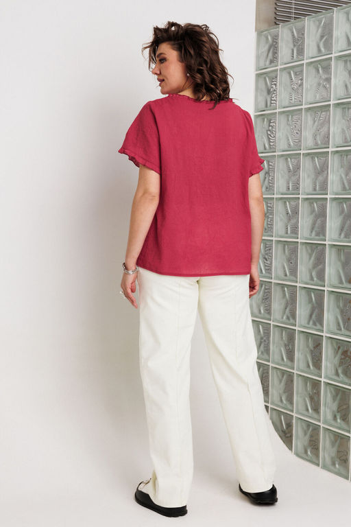 Блуза BegiModa 4160 рубин  фото 4