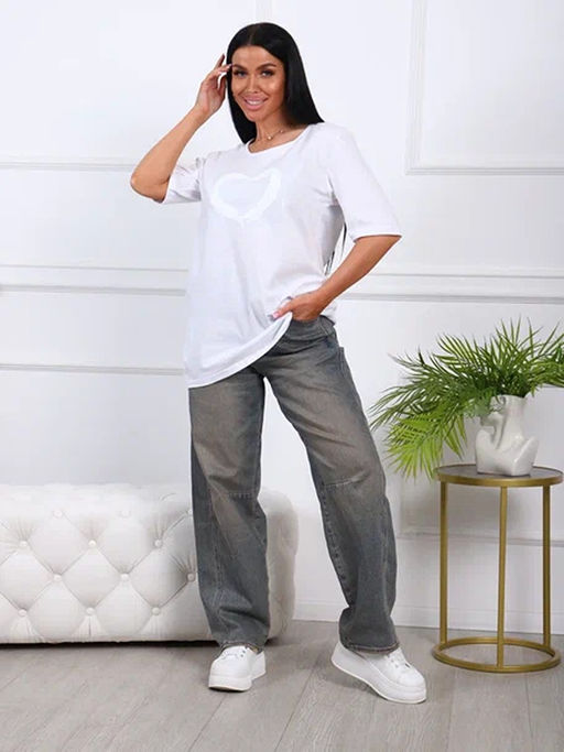 Футболка удлиненная 783