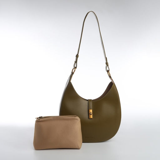 Сумка женская TEXTURA, косметичка, средний размер, цвет хаки  фото 7