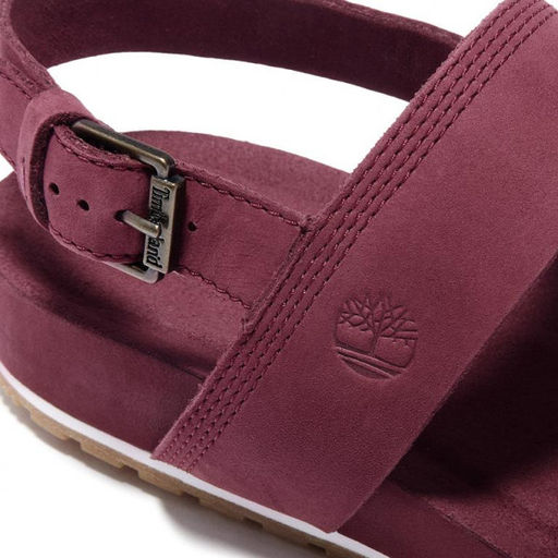 Женские сандалии Timberland Malibu Waves 2 Band Sandal бордовые  фото 4