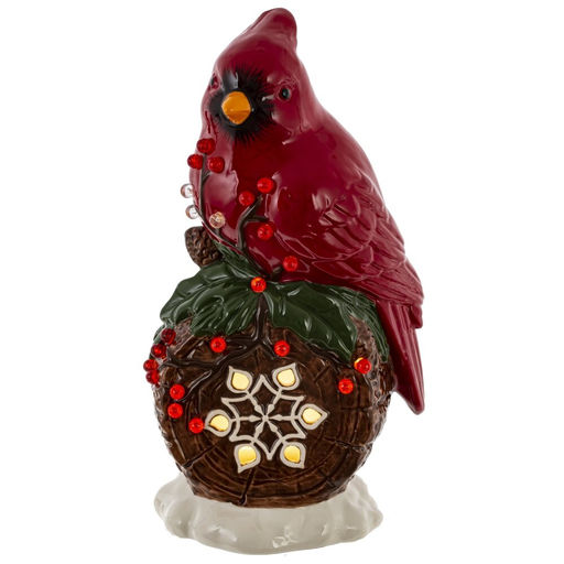 Фигурка декоративная "Птичка" с подсвет (3xAAA н/п), L13,5 W10 H26 см