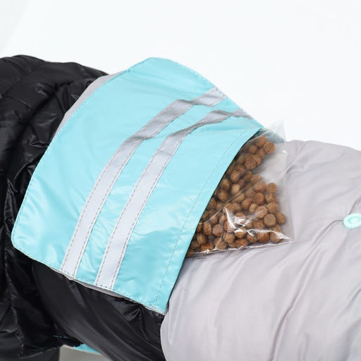 Комбинезон Анорак светоотражающий, размер 16 (ДС 36, ОГ 46, ОШ 35 см), чёрно-голубой - Simaland фото 8