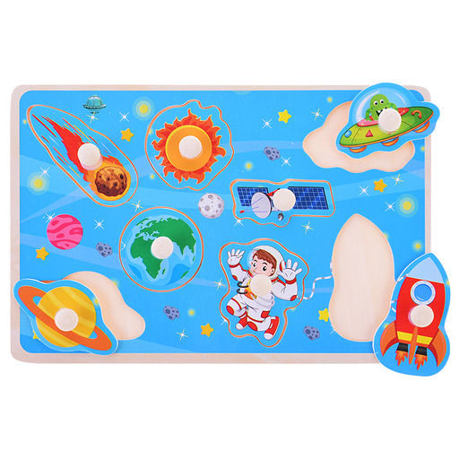Пазл-вкладыш Полет в космос - Щепочка фото 2