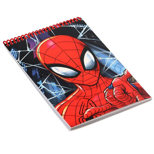 Блокнот А5, на гребне, 40 листов, Человек-паук - Marvel фото 3