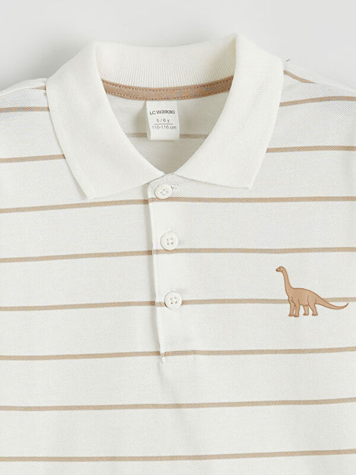 Polo Yaka ?izgili Erkek ?ocuk Ti??rt