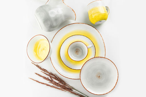 Кружка 500 мл 14*10*10 см Кантри желтая - Elan gallery фото 8