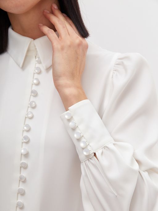 Блузка однотонная OD-639-18