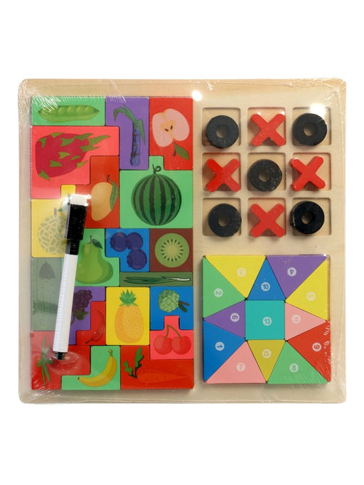 Деревянный пазл «Тетрис» 3 в 1