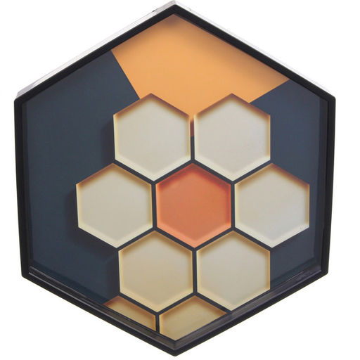 Часы настенные + пано 2шт "HOME STYLE" Абстракция, черный корпус