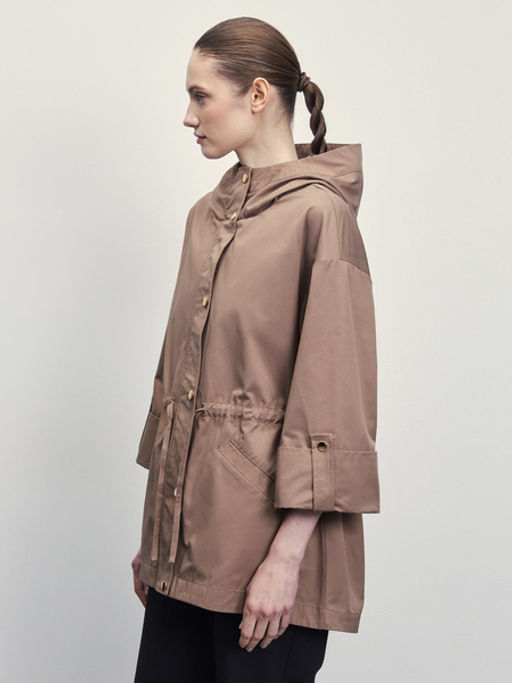 Куртка с капюшоном на кулиске / Zarina  фото 5