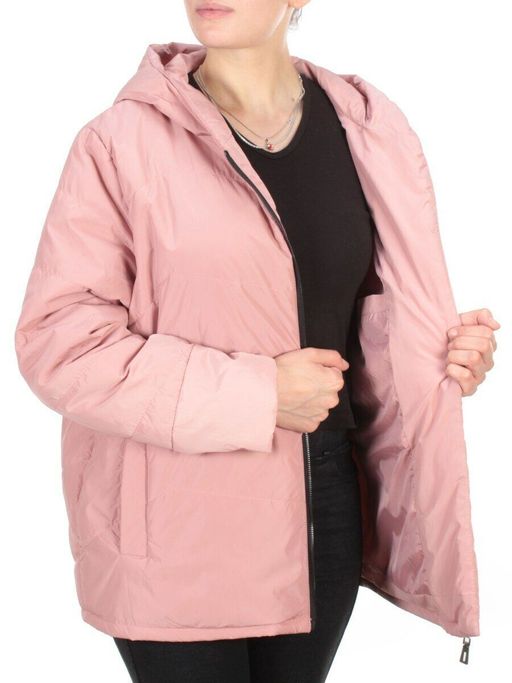 9356 PINK Куртка демисезонная женская RIKA (100 гр. синтепон)