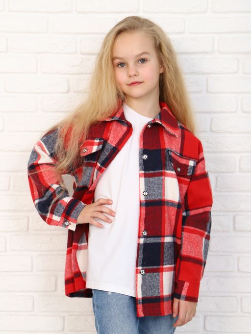 Р-001 Рубашка Мир (рубиновый) - Милаша фото 2