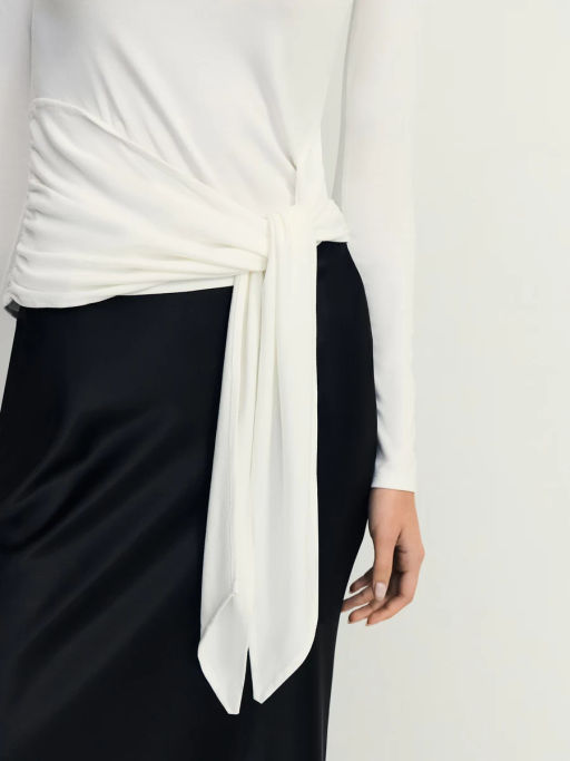 Лонгслив с декоративным узлом / Zarina фото 7