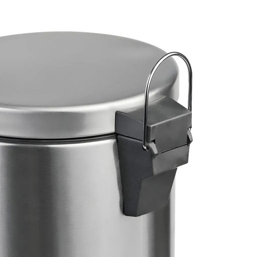 Контейнер д/мусора 8,0л. круг с педалью нерж. без доводчика 230*230*330мм арт. КТ-88-8С-БД Катунь