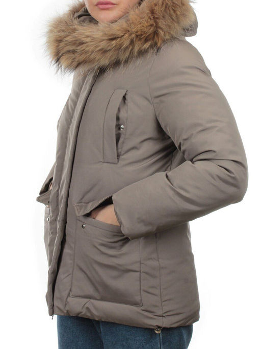 7368 GRAY/GREEN Куртка зимняя женская (200 гр. холлофайбер) - Fashion фото 4