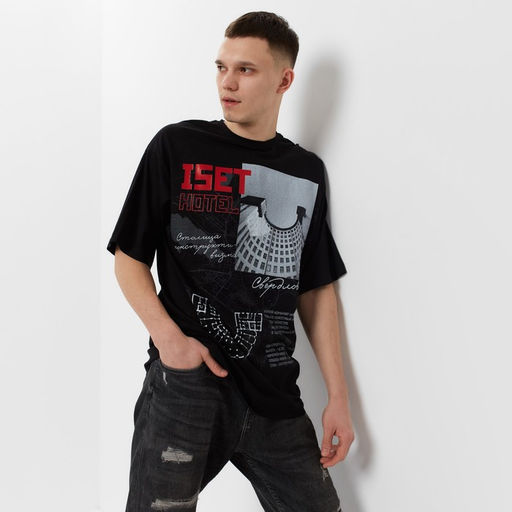 Футболка KAFTAN «ISET», черный, р. 46