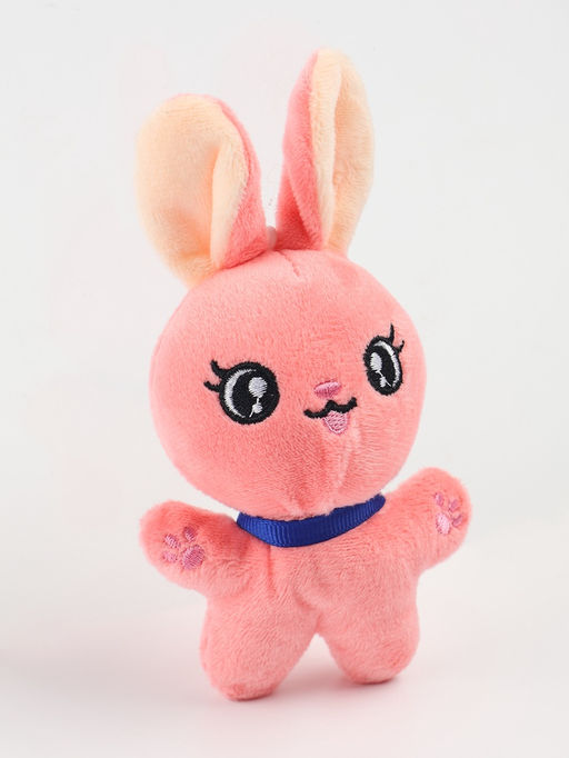 Мягкая игрушка Заяц, розовая, 10?7?5 см - Milo toys фото 2