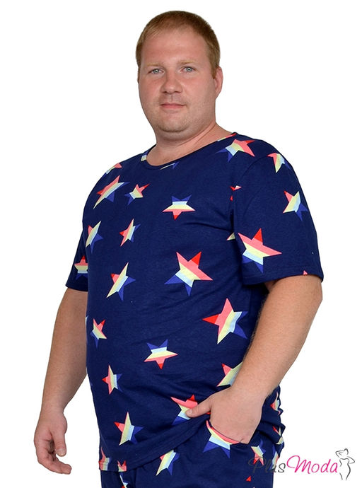 Футболка Модель №1309 размеры 44-84 - Plusmoda фото 3