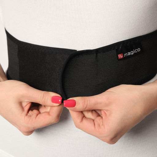 Массажёр-фиксатор для осанки, на липучках, размер L, цвет чёрный - Onlitop фото 3