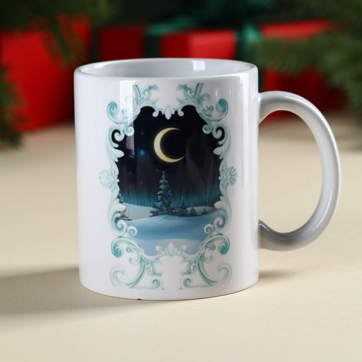 Подарочный набор Волшебного Нового года: чай чёрный со вкусом: пряный апельсин 50 г., молочный шоколад 70 г., кружка 300 мл., открытка - Фабрика счастья фото 4