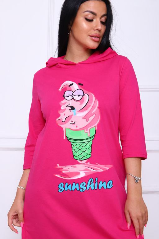 Туника с капюшоном 3320-0001-К-ОН