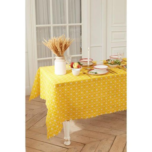 Скатерть Доляна Паутина 145х2003см,100%пэ, рогожка 130 гр/м  фото 5