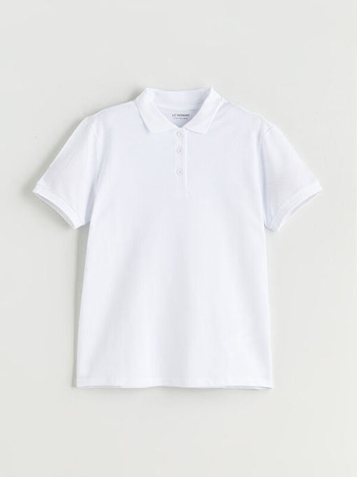 Polo Yaka Basic Uzun Kollu K?z ?ocuk Ti??rt 2li - Waikiki фото 5