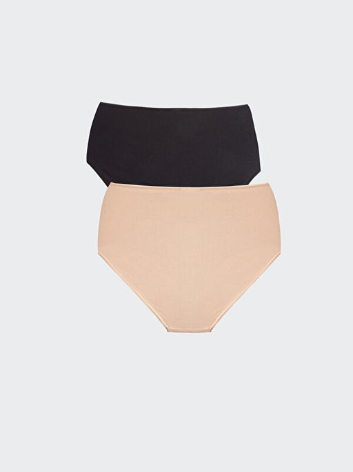 Y?ksek Bel Dantel Detayl? Klasik K?lot 2li Paket - Waikiki фото 2