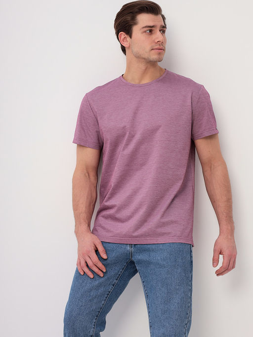 Футболка мужская короткий рукав GREG G145-PM4T-LT1635 (бордо)  фото 7