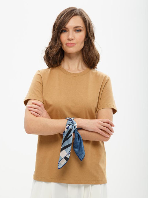 Платок жен. шелк 53х53 SS03-8338-11 - Eleganzza фото 3