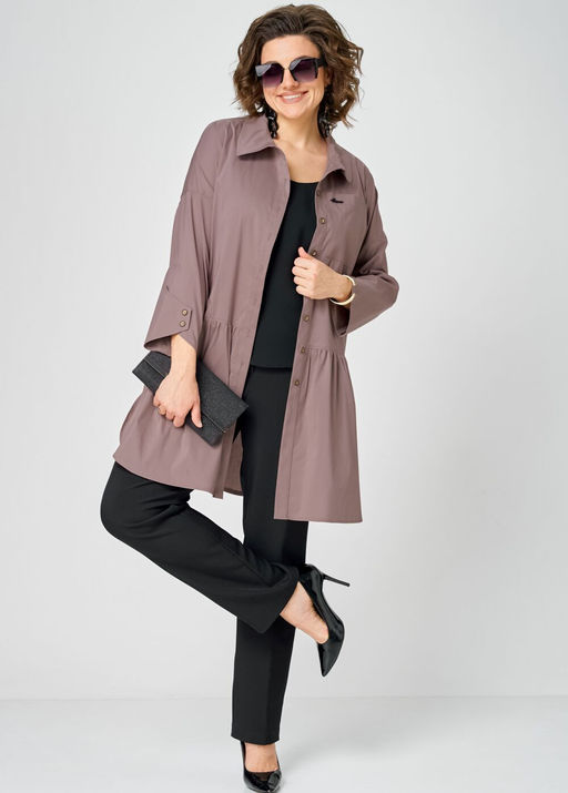 Блуза EVA GRANT 7068-1 капучино