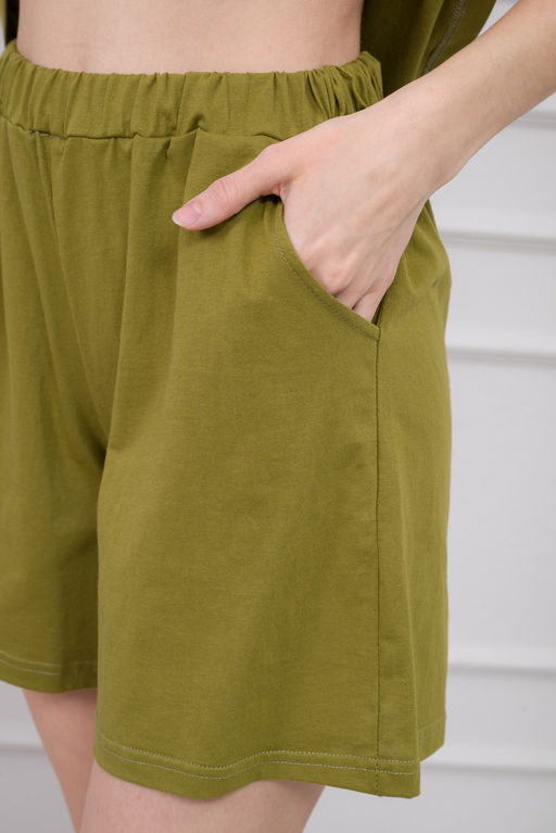 Пижама женская из кулирки Дива хаки - Амадэль фото 11