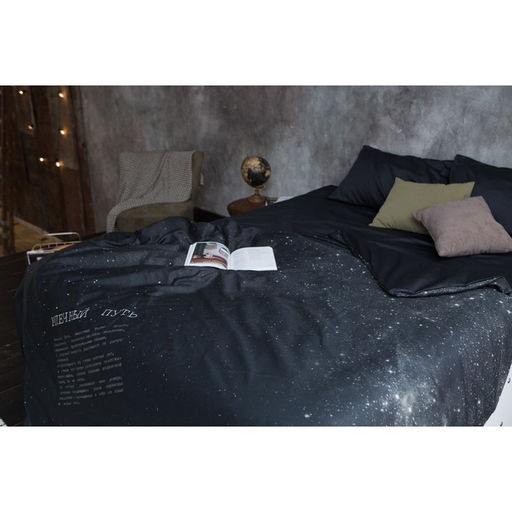 Постельное бельё Этель 1.5 сп Млечный путь 143*215см, 160*240 см, 50*70 см - 2 шт  фото 12