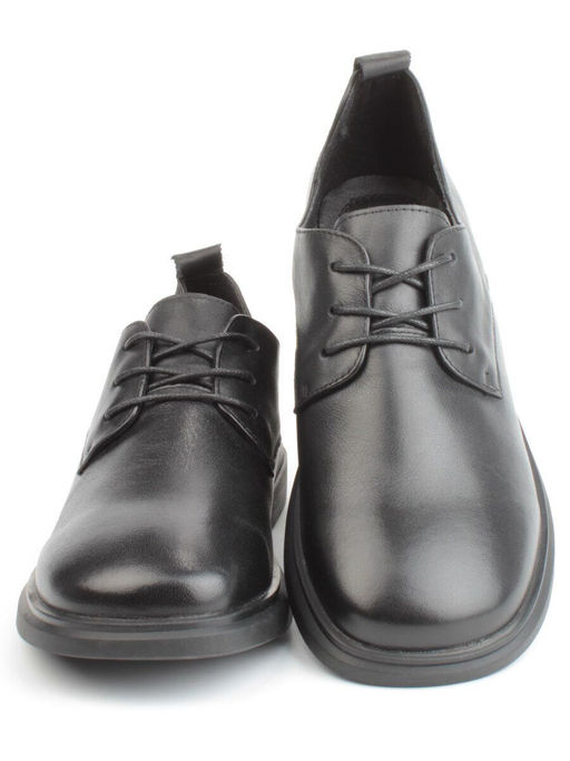03-DYL59-1 BLACK Полуботинки женские (натуральная кожа) - Фабричный китай фото 7