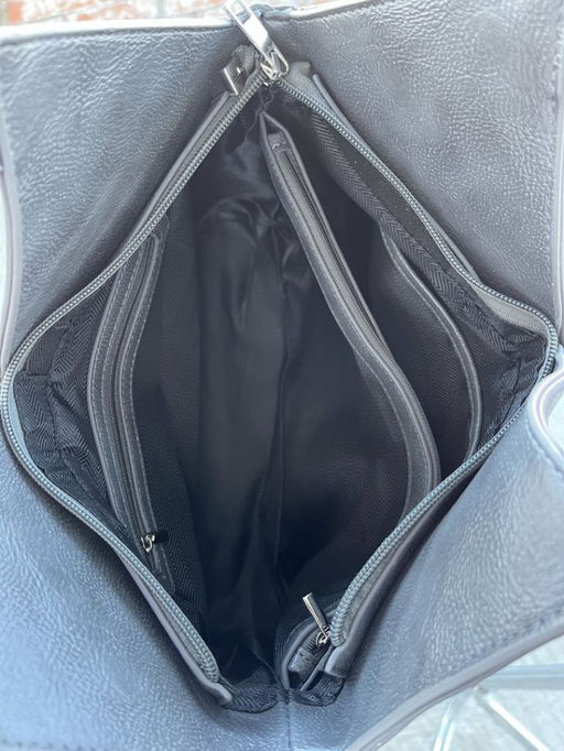 Женская сумка из эко кожи 0025 Серый - Sergio valentini фото 7