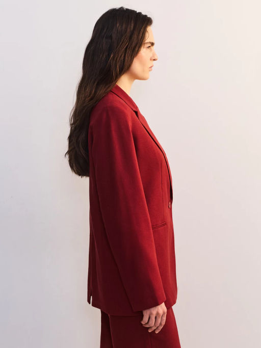 Однобортный жакет с содержанием льна ZR2605012501-77 / Zarina