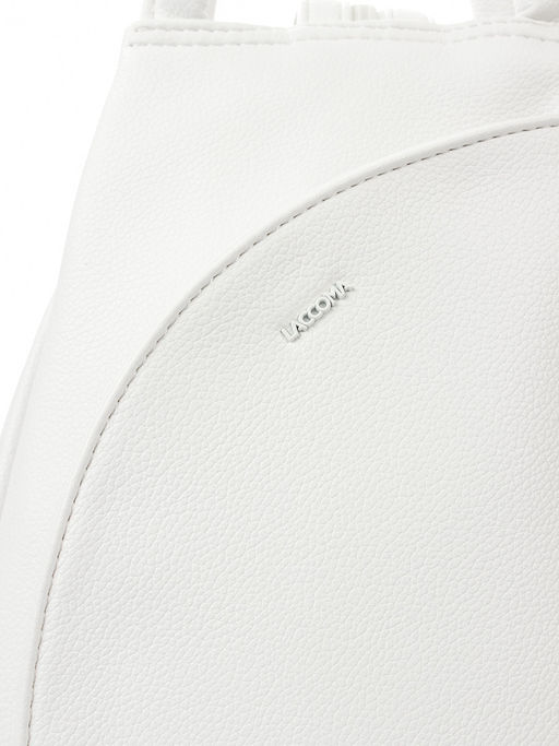 LACCOMA рюкзак Кэрри-белый эко кожа хлопок