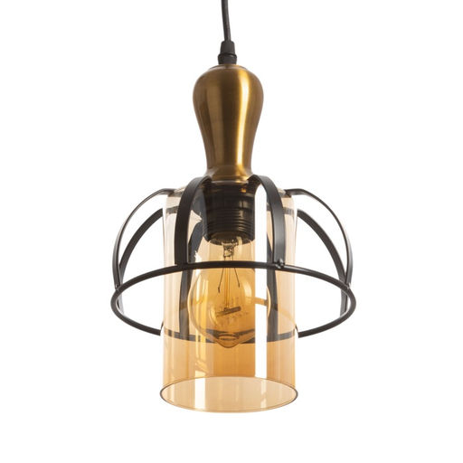 Светильник «Клауд» 1×40 Вт Е27 бронза/черный 19×19×25(125)см