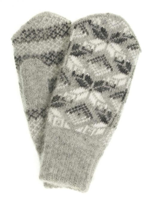 Варежки женские "Звезды с ромбами" ПП 3229-4