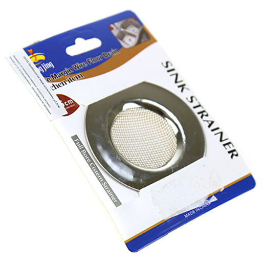 Пробка-сетка для раковины из нержавеющей стали д7,5см (Китай)