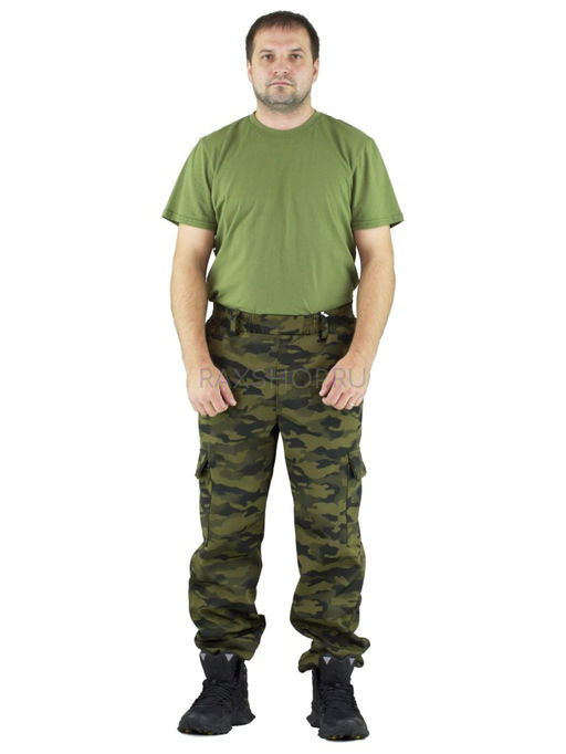 Удлиненный утепленный демисезонный костюм Forest trail G.Black для активного отдыха (горка на флисе) - Rax фото 11