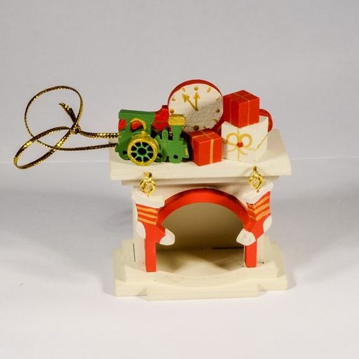 Новогодняя елочная игрушка: Камин 1013 P - Idh фото 3