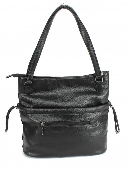 Сумка женская иск/кожа+нат/замша GT-MAQ 63109GY, 1отд+карм/пер, черный SALE 202555 - Adelia фото 7