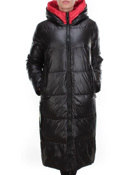 2239 BLACK Пальто женское зимнее AKIDSEFRS (200 гр. холлофайбера) - Fashion фото 2