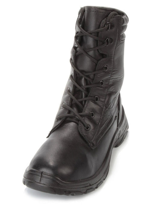 05-9003 BLACK Ботинки зимние мужские (искусственная кожа, искусственный мех)